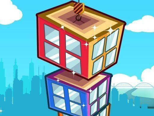 Colorful Tower Stacking Puzzle Game