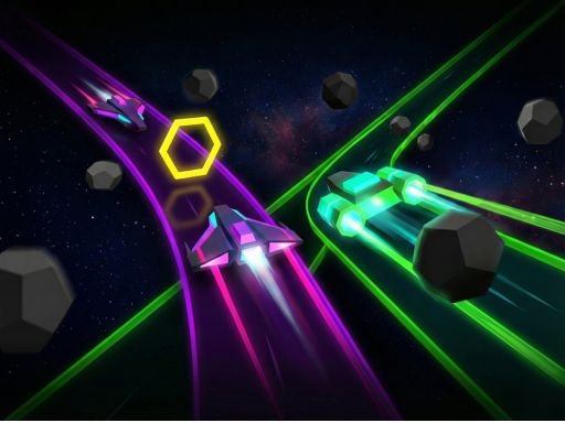 Neon Tunnel Star Pilot