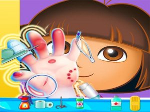Dora Hand Doctor Game