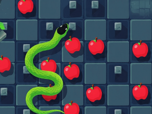 Snake Block Eating Action Game