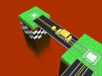Blocky Taxy Zigzag Puzzle Arcade