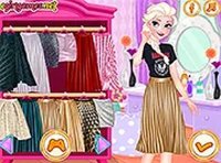 Elsa Metallic Skirts Dress Up