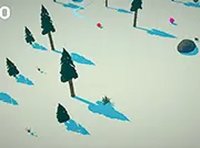 Snow Zigzag Runner Arcade