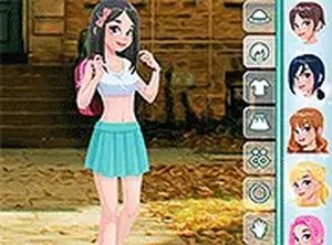 School Girl Dress Up Game