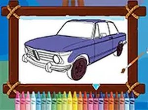 Vintage Cars Coloring Game