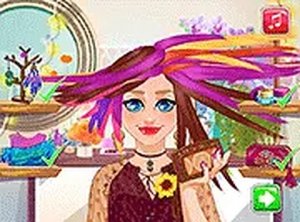 Natalie's Boho Haircuts Fashion Game